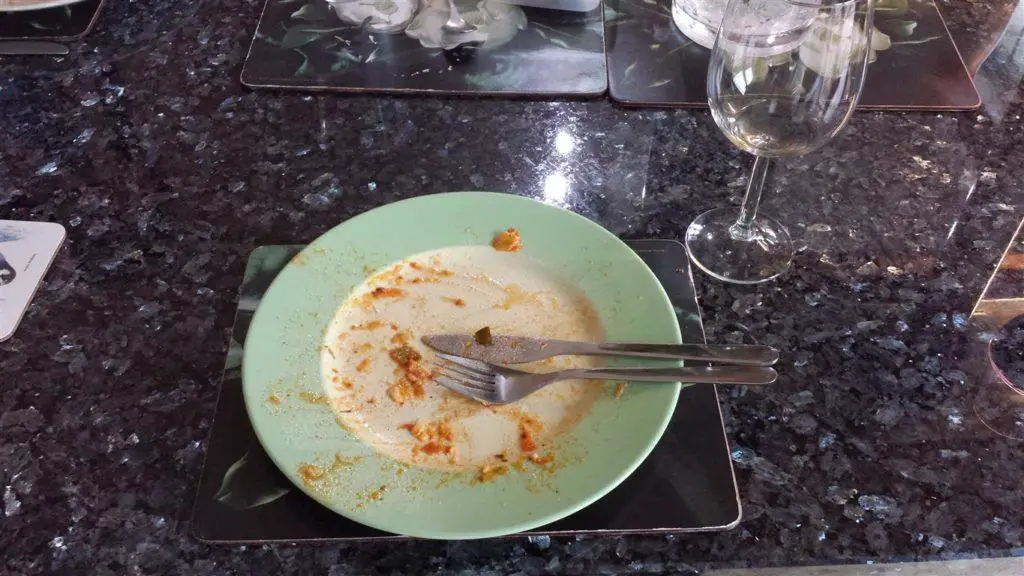 empty dinner plate