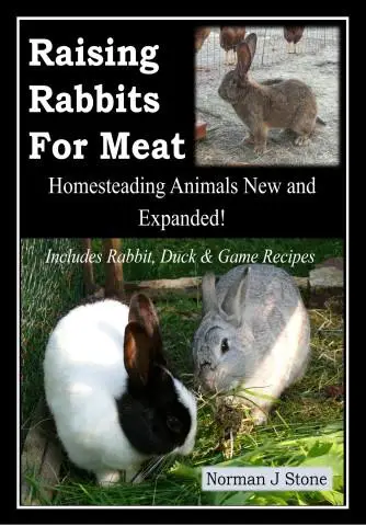 rabbits for meat and compost guidebook cover