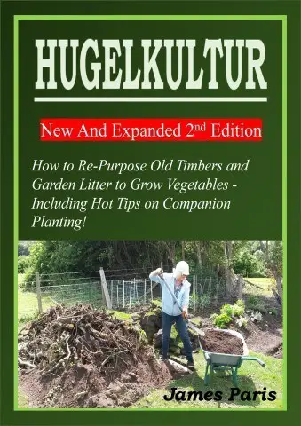 'hugelkultur expanded' book front cover for the updated Hugelkultur guidebook 